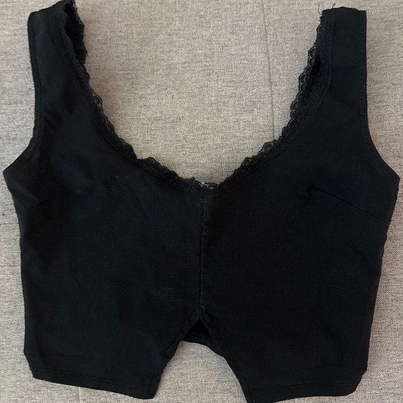 Tops - Black crop top